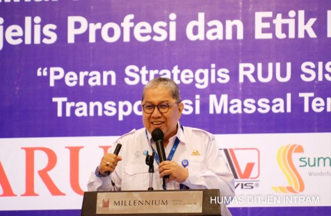 
 Dirjen Intram Kemenhub Risal Wasal