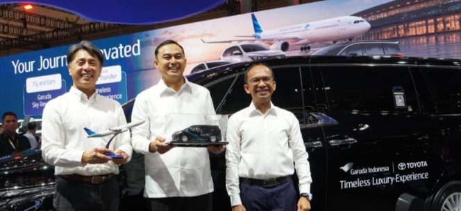 
 Kerja sama Garuda dan Toyota