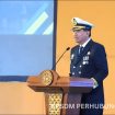 Kepala PPSDMPL saat melantik 274 Perwira Poltekpel Banten