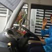 Salah seorang srikandi pengemudi Transjakarta