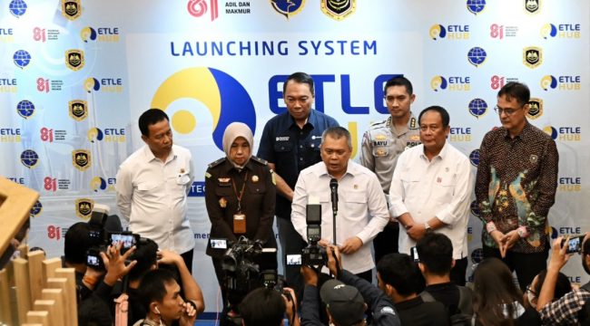 Menhub Dudy usai peluncuran ETLE HUB