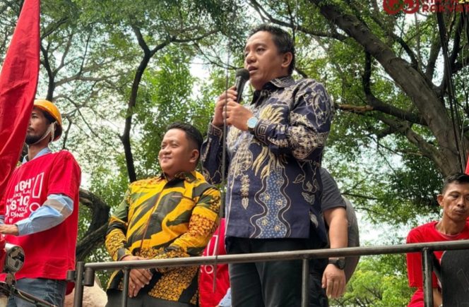 
 Orasi Serikat Pekerja PT DKI