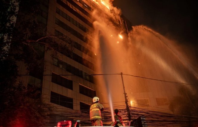 
 Kebakaran di Bapenda, Jakarta Pusat