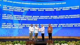 Menhub Dudy dan Kepala BPK