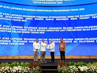 Menhub Dudy dan Kepala BPK