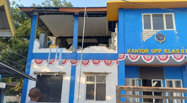 Salah satu sarpras transportasi di NTT pascagempa