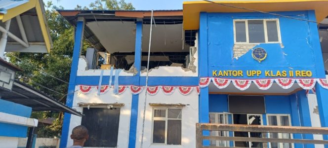 
 Salah satu sarpras transportasi di NTT pascagempa