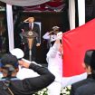 Menhub saat upacara Kemerdekaan RI