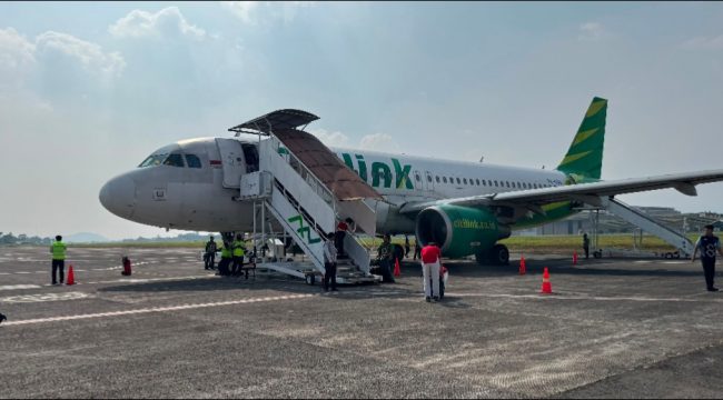 Armada Citilink di Bandara Husein