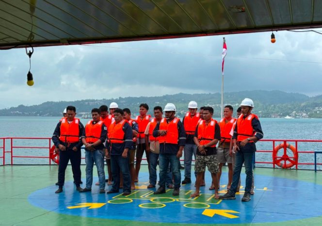 
 KSOP Ambon Gelar Top Drill di Kapal Penumpang