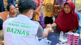 Aktivitas Baznas di lokasi gempa NTT