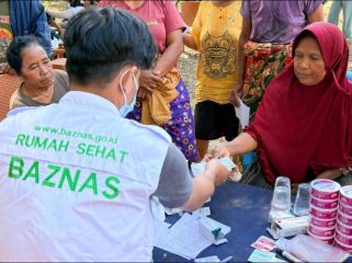 Aktivitas Baznas di lokasi gempa NTT