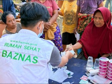 Aktivitas Baznas di lokasi gempa NTT