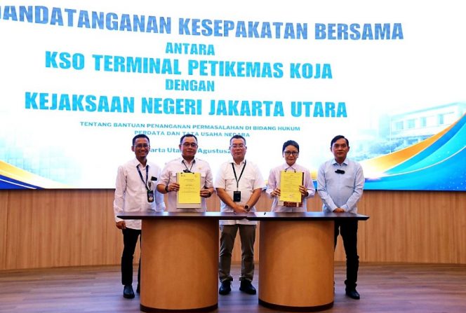 
 Dukung Tata Kelola dan Keberlangsungan Operasional, TPK Koja Bersama IPC TPK dan JAI Perpanjang MoU dengan Kejari Jakut
