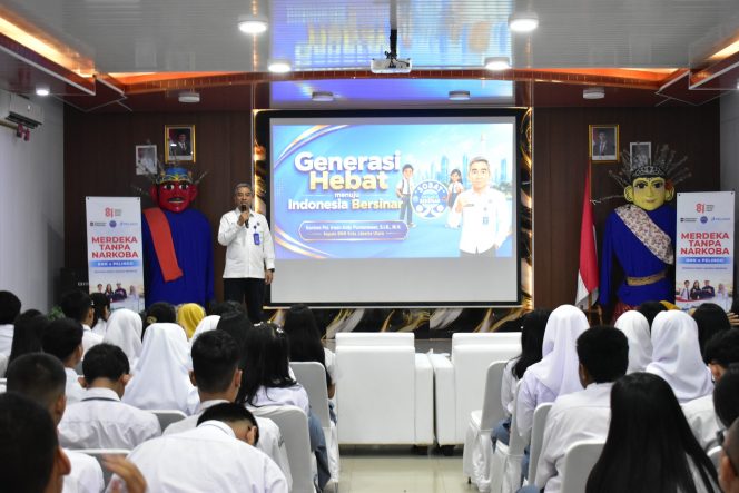
 Pelindo Bersama BNN Edukasi Antinarkoba Siswa SMAN 80 Jakarta