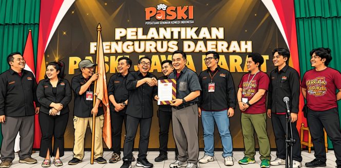 
 Adi Bing Slamet Dilantik Ketua Paski Jabar,  Dukungan Menteri Kebudayaan Membuatnya Makin Percaya Diri