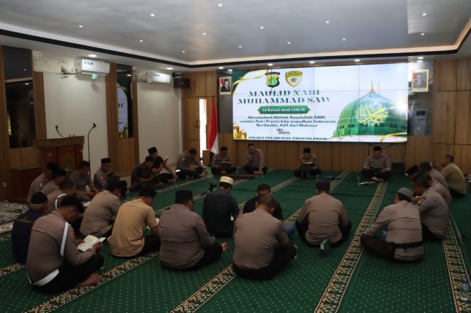 
 Polres Pelabuhan Tanjung Priok, Gelar Peringatan Maulid Nabi Muhammad SAW 1448 H