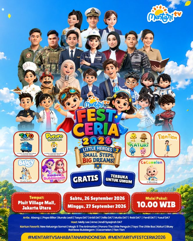 
 MentariTV Fest Ceria 2026 Hadirkan Ruang Bermain dan Belajar bagi Keluarga