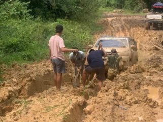 Akses jalan di wilayah 3TP