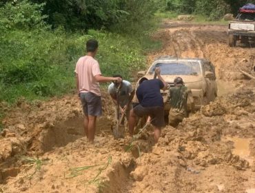 Akses jalan di wilayah 3TP