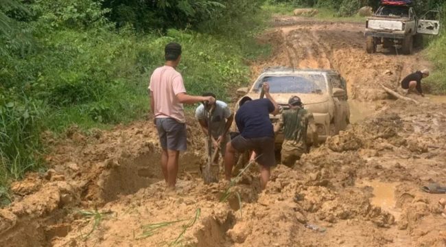 Akses jalan di wilayah 3TP