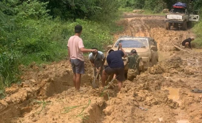 
 Akses jalan di wilayah 3TP