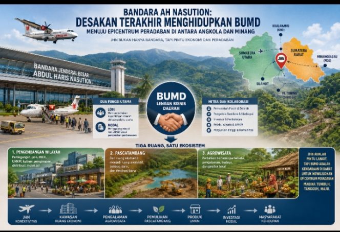 
 Bandara AH Nasution: Desakan Terakhir Menghidupkan BUMD Menuju Epicentrum Peradaban di Antara Angkola dan Minang