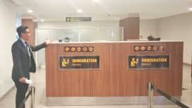 Area Imigrasi Terminal Keberangkatan Internasional Bandara Husein