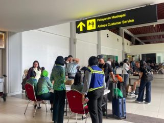 Suasana di Bandara Ngurah Rai, Bali