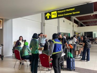 Suasana di Bandara Ngurah Rai, Bali
