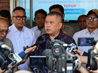 Menhub Dudy di Bandara Soetta