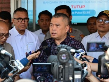 Menhub Dudy di Bandara Soetta