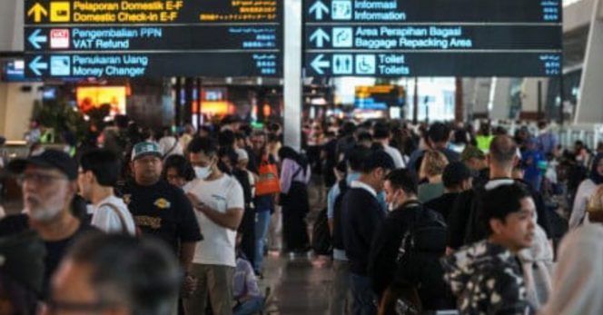 
 Suasana di Bandara Soetta (ist)