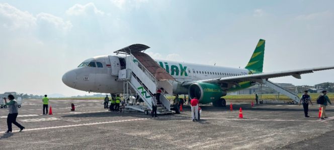 
 Penerbangan Citilink dari Bandara Husein