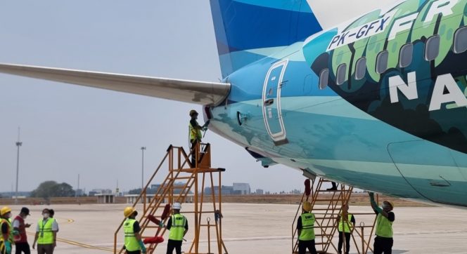 
 Pemeriksaan armada Garuda Indonesia