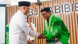 Menhub Dudy bersama Mitra Pengemudi Grab