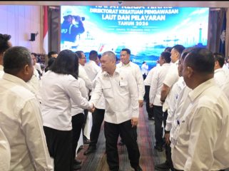 Menhub Dudy sapa jajaran Ditjen Hubla