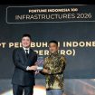 Pelindo memeroleh penghargaan Fortune Indonesia 100
