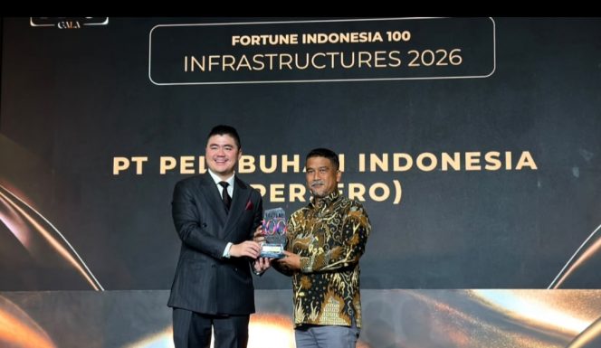 
 Pelindo memeroleh penghargaan Fortune Indonesia 100