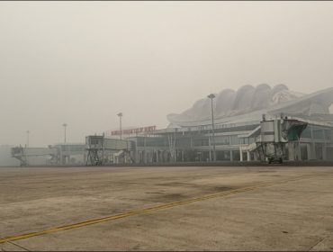 Bandara terdampak Karhutla di Kalimantan