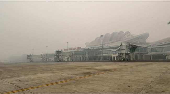 Bandara terdampak Karhutla di Kalimantan
