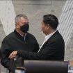 Menhub Dudy dan Ketua Komisi V Lasarus