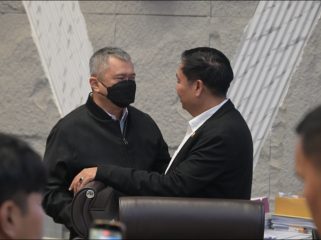 Menhub Dudy dan Ketua Komisi V Lasarus
