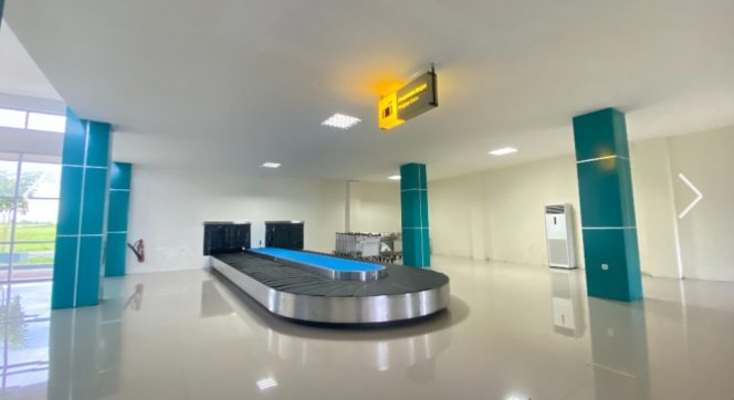
 Terminal penumpang Bandara Morotai
