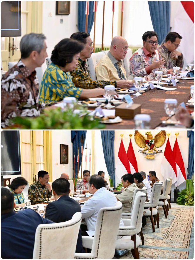 
 Prabowo Terima Rekomendasi DEN, Bahas Strategi Penguatan Ekonomi Nasional