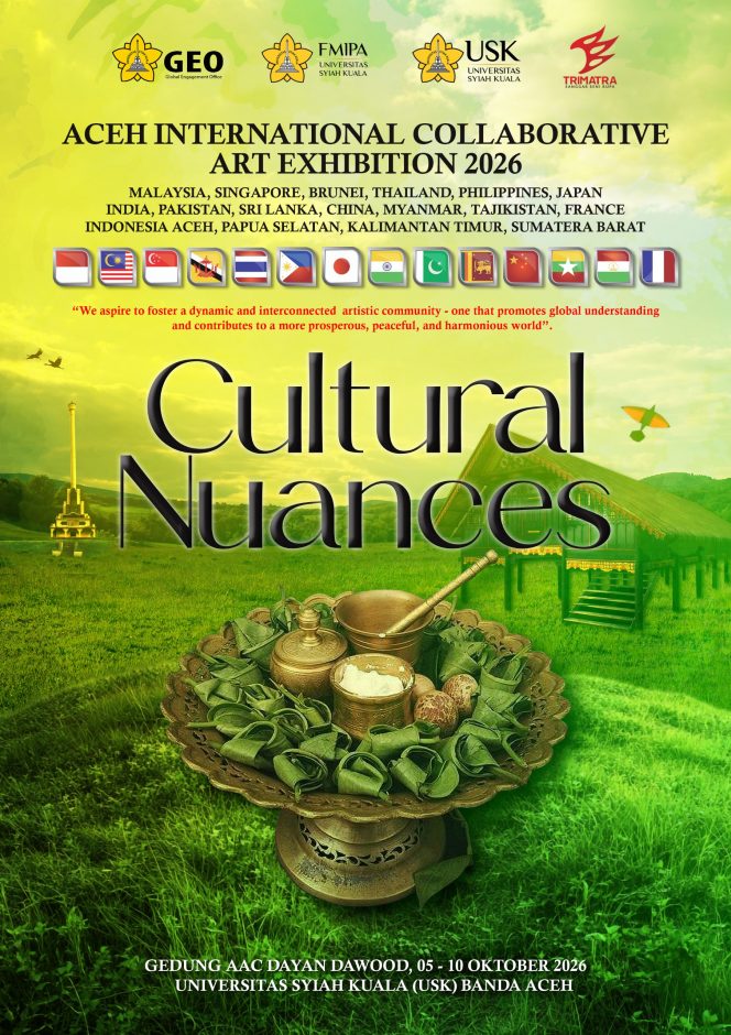 
 Aceh International Collaborative Art Exhibition 2026 Digelar di USK, Hadirkan Seniman dari Berbagai Negara