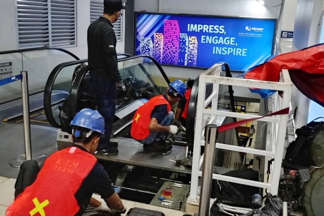 
 KAI Commuter Targetkan Eskalator Stasiun Duri Kembali Beroperasi Pekan Ketiga Oktober