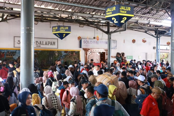 
 KAI Catat 7,85 Juta Aktivitas Mobilitas Kereta ke Bandung, Pekalongan, Solo, dan Malang