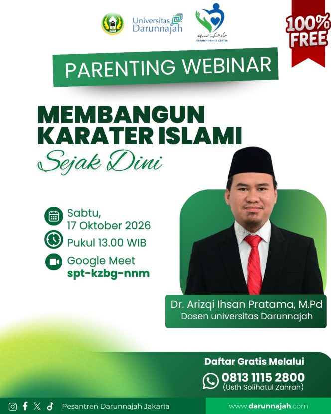 
 Hadapi Tantangan Era Digital, Webinar Parenting Bahas Pentingnya Membangun Karakter Islami Sejak Dini