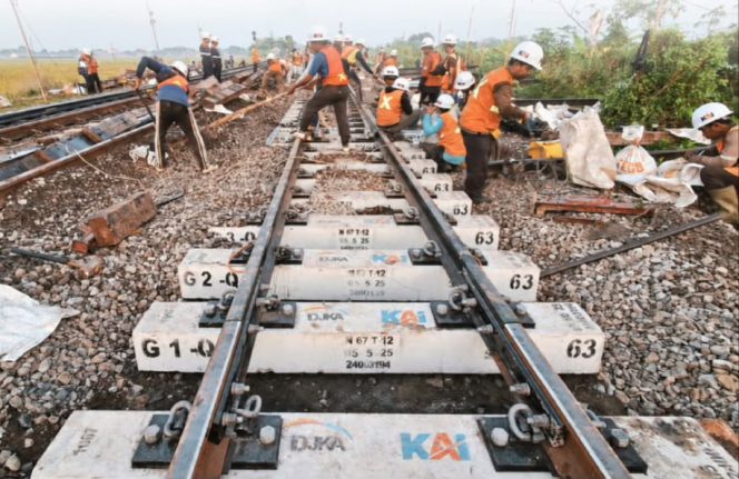 
 Antisipasi Gangguan saat Musim Hujan, KAI Perkuat Perawatan Jalur Kereta